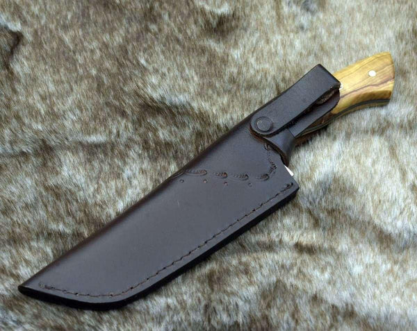 Increda Damascus Chef Knife with Olive Wood Handle - Gifts for You 'n Me