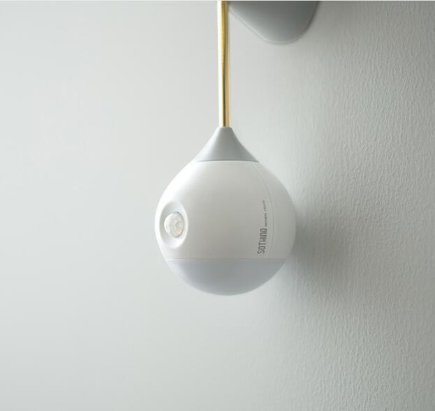 Grey Spiral Night Light