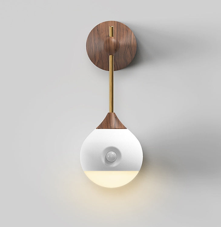 Grey Spiral Night Light
