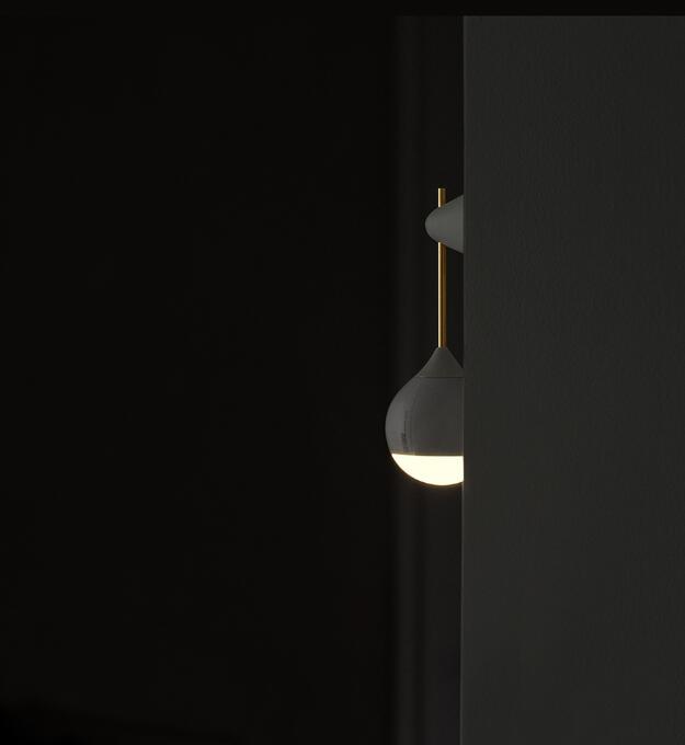 Grey Spiral Night Light