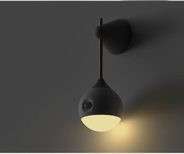 Grey Spiral Night Light