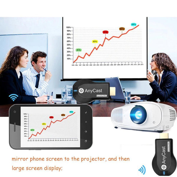 1080P M2 Plus HDMI TV Stick Wifi Display TV Dongle Receiver 1080P Mobile Screen Mirroring Receiver Dongle For Mobile Phone To TV Projector