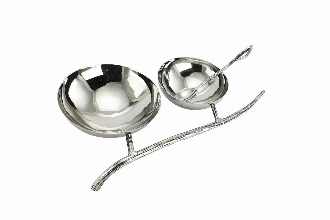 Hammered Branch Nut Bowl