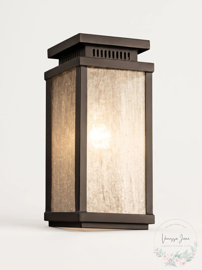 Kichler Lighting 49384OZ Manningham 1LT 11IN Exterior Wall Lantern, Olde Bronze
