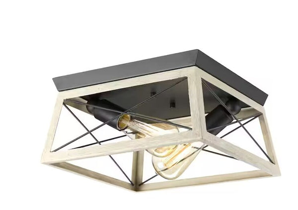 Progress Lighting Briarwood Collection Two-light Flush Mount