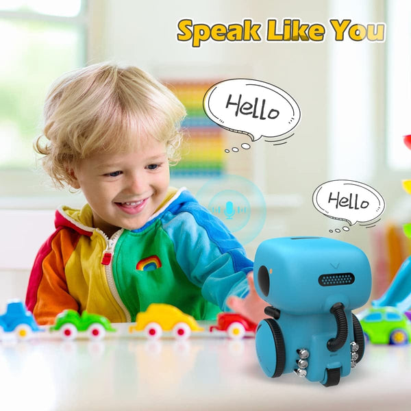 Interactive Smart Robotic Toy for Kids: Touch Sensor, Voice Control, Speech Recognition, Singing, Dancing, Repeating, and Recording. Ideal for Boys and Girls Aged 3-8 ebasketonline