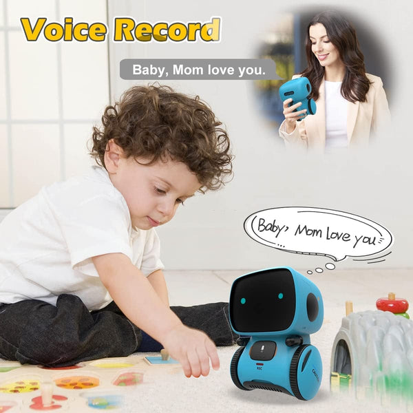 Interactive Smart Robotic Toy for Kids: Touch Sensor, Voice Control, Speech Recognition, Singing, Dancing, Repeating, and Recording. Ideal for Boys and Girls Aged 3-8 ebasketonline