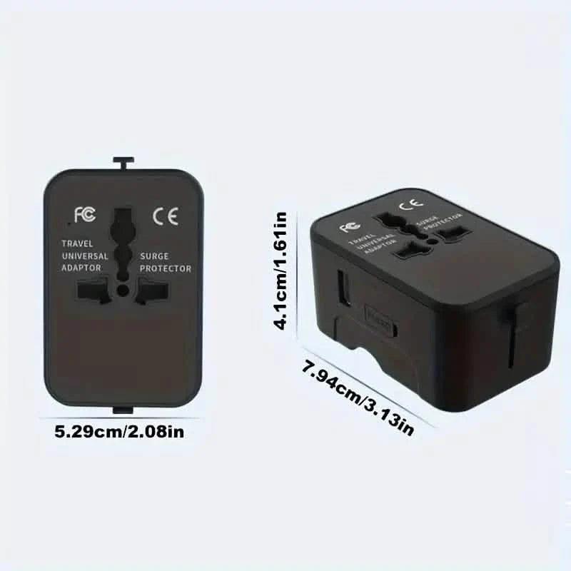 International Portable Worldwide All-in-One Plug Travel Adapter Converter for USA EU UK AUS