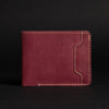 The Keystone Wallet - Burgundy Full-Grain Leather Wallet