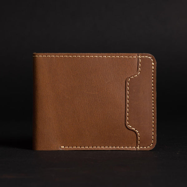 The Keystone Wallet - Saddle Brown Full-Grain Leather Wallet