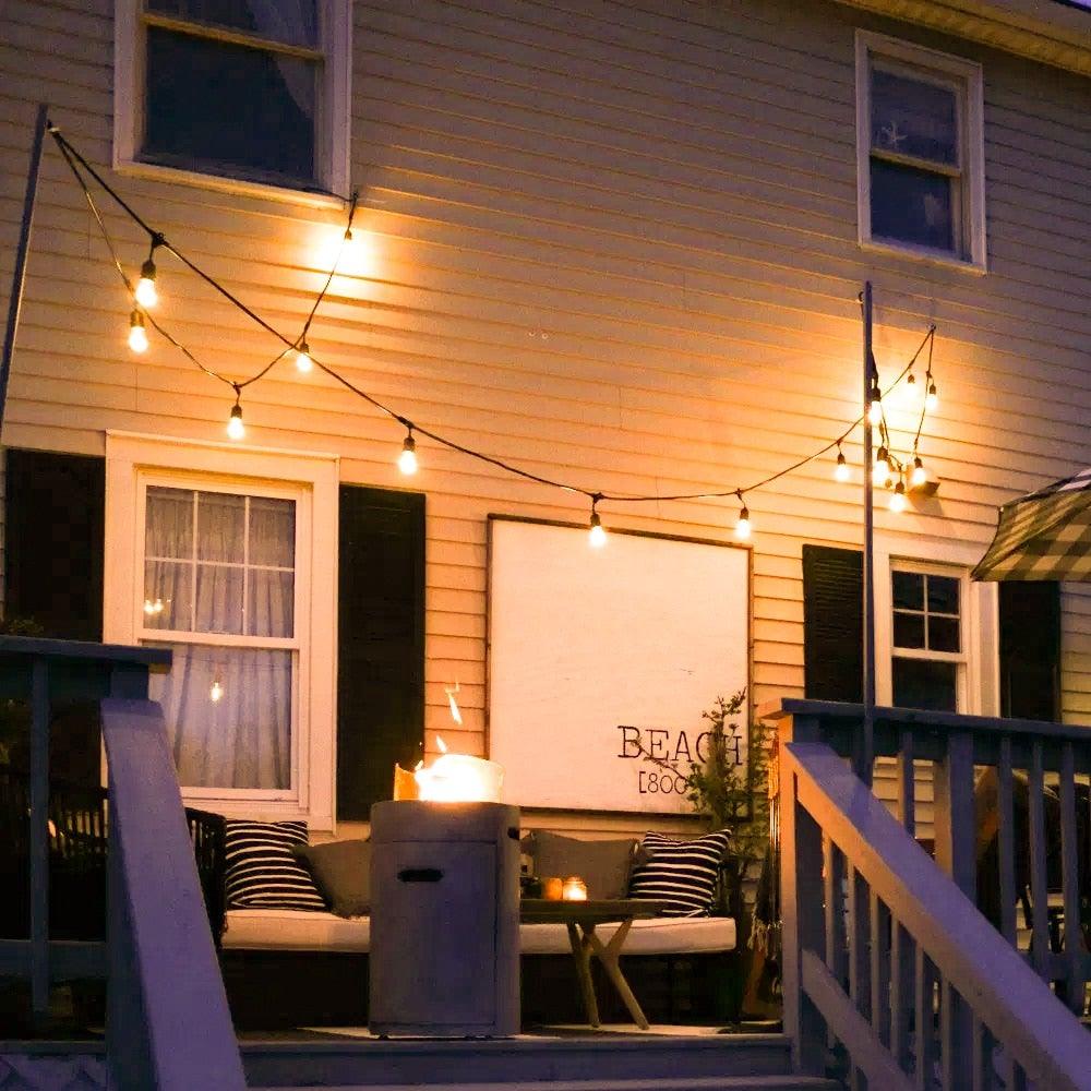 IP65 LED String Lights Retro Edison Filament Bulb Bright Daylight White Antique LED Filament Bulbs For Party Outdoor Garden Holiday Wedding Light String