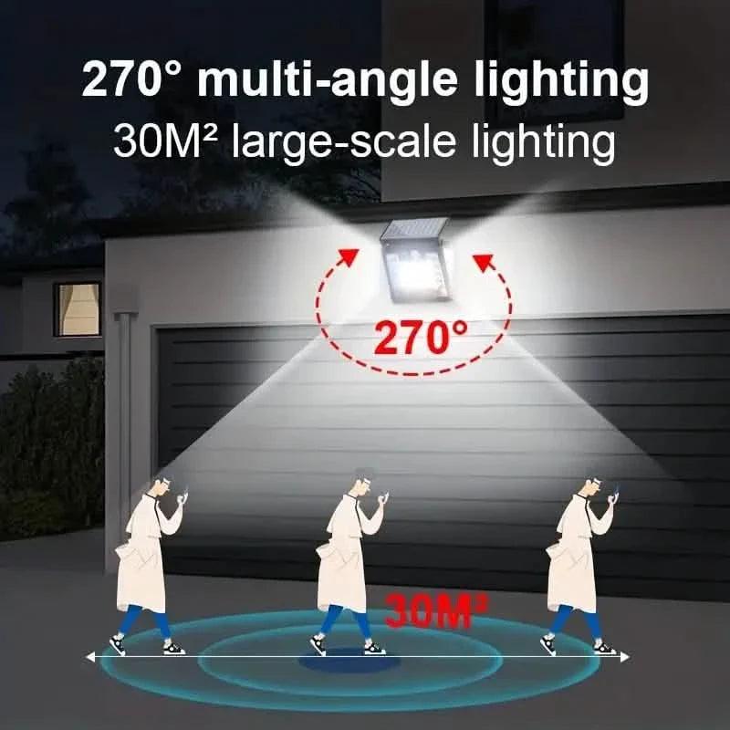 IP65 Solar Powered Street Light Dusk To Dawn With Motion Sensor