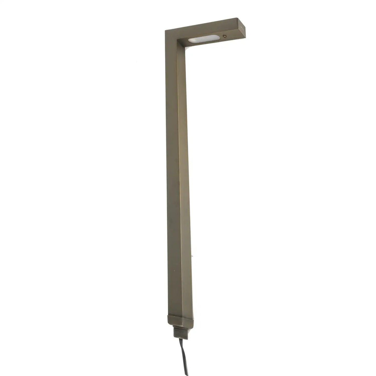 12V Brass Waterproof Walkway Lights - LED & Halogen | G4 Bulb Not Included