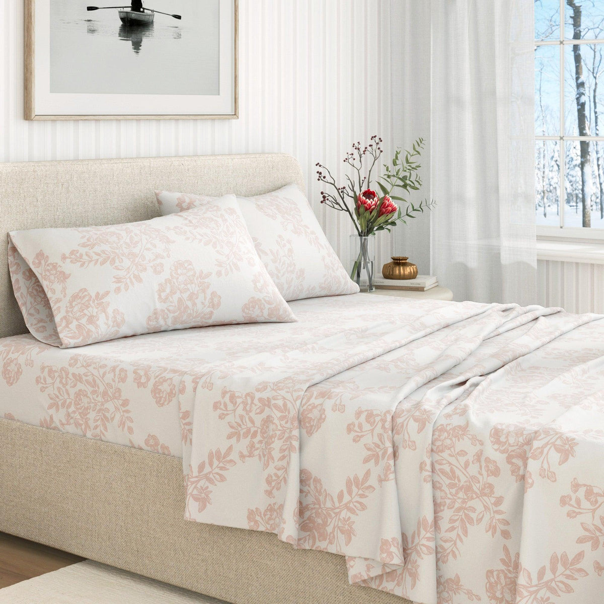 Turkish Cotton Flannel Sheet - Belle Collection