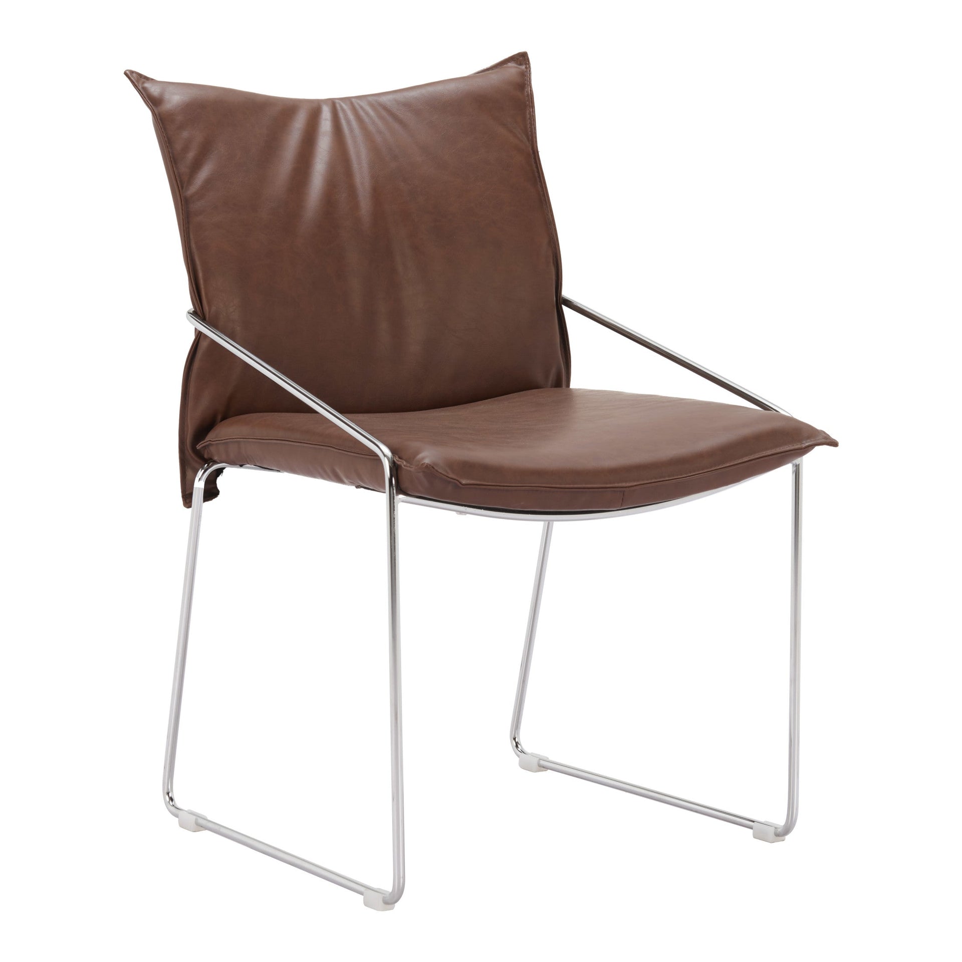 Pola Dining Chair (Set of 2) Brown