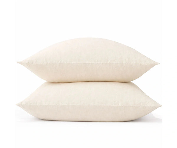 Stonewashed 100% Linen Pillowcases - Set of 2