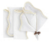 Ivory Napkins - Scalloped Edge
