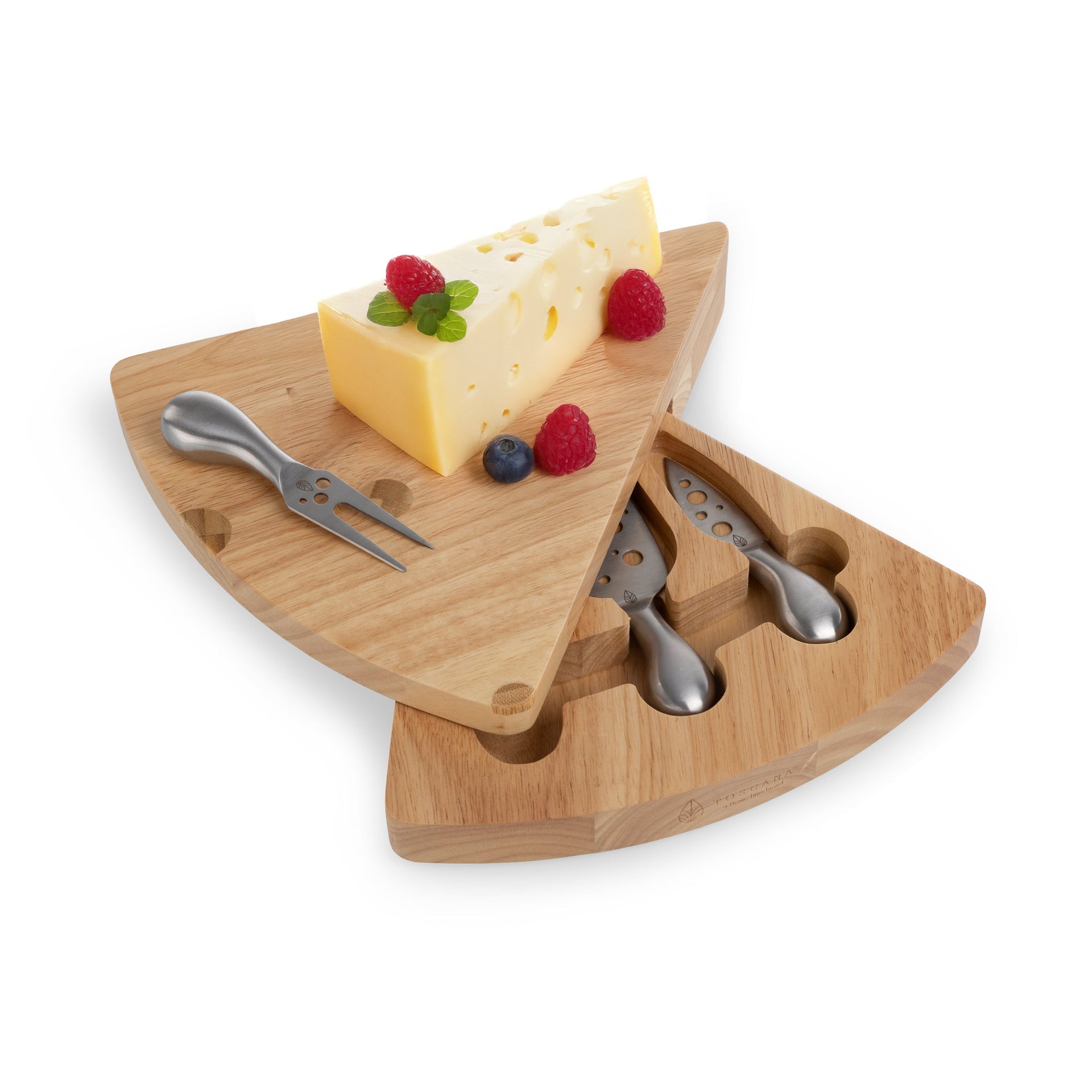 Swiss Cheese Cutting Board & Tools Set