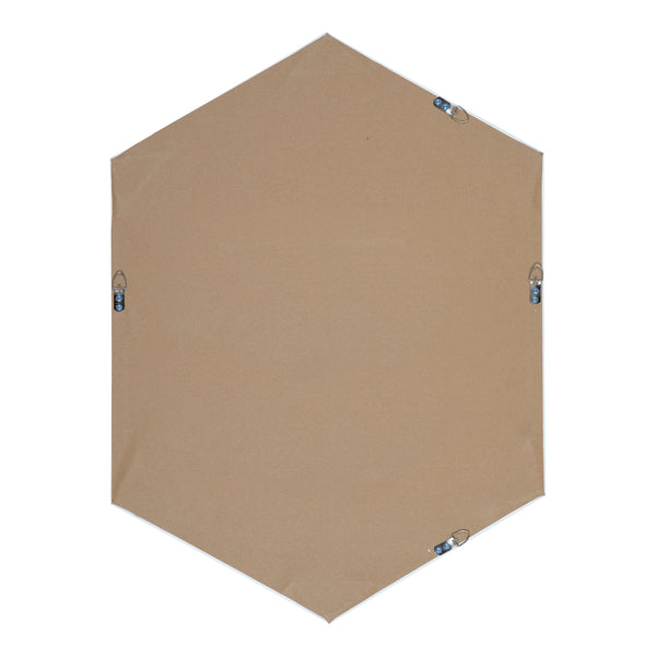 Rhodes Framed Hexagon Wall Mirror