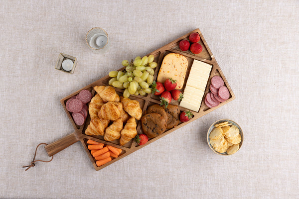 Acacia Grazing Charcuterie Sectioned Serving Board Picnic Time Family of Brands