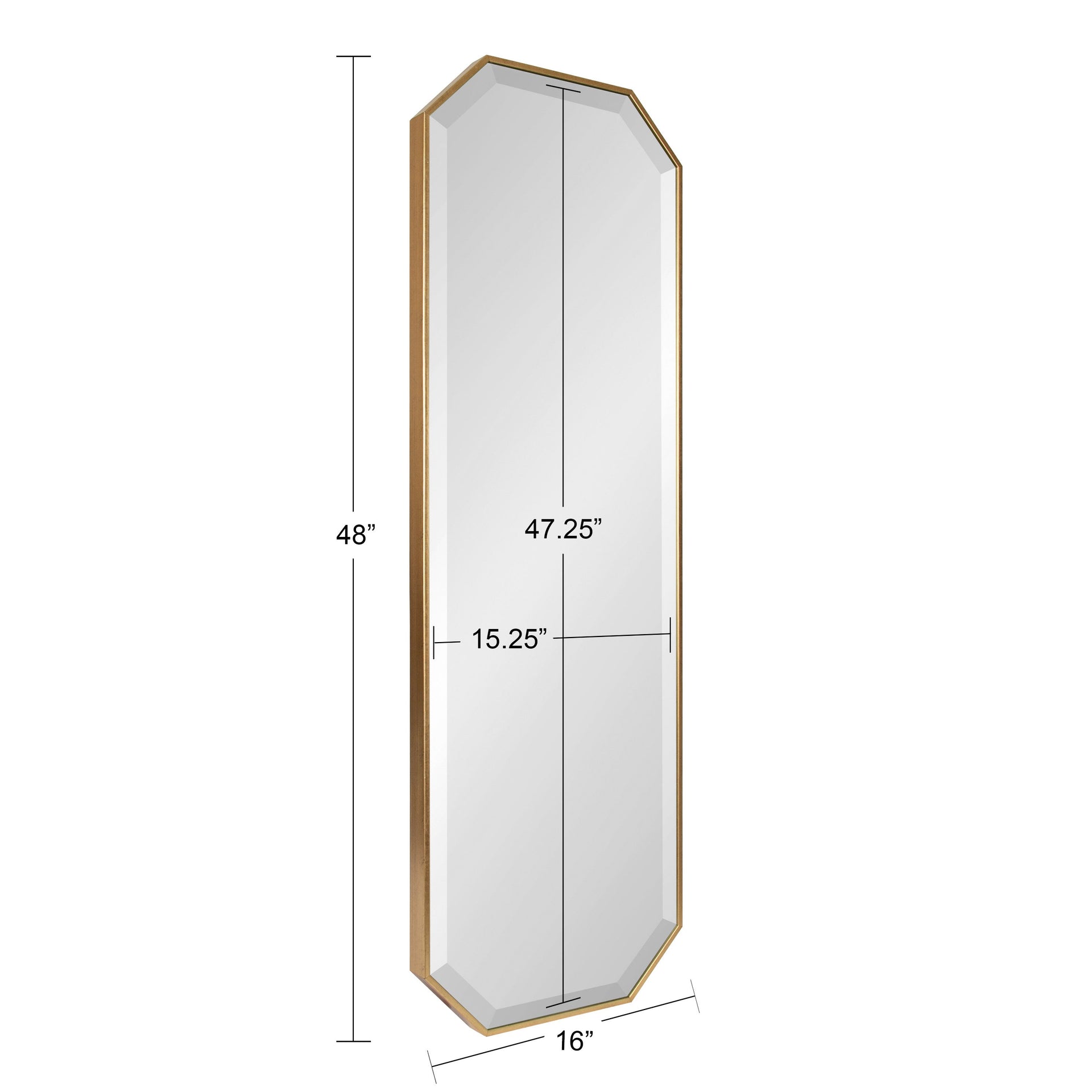 Rhodes Octagon Framed Wall Mirror