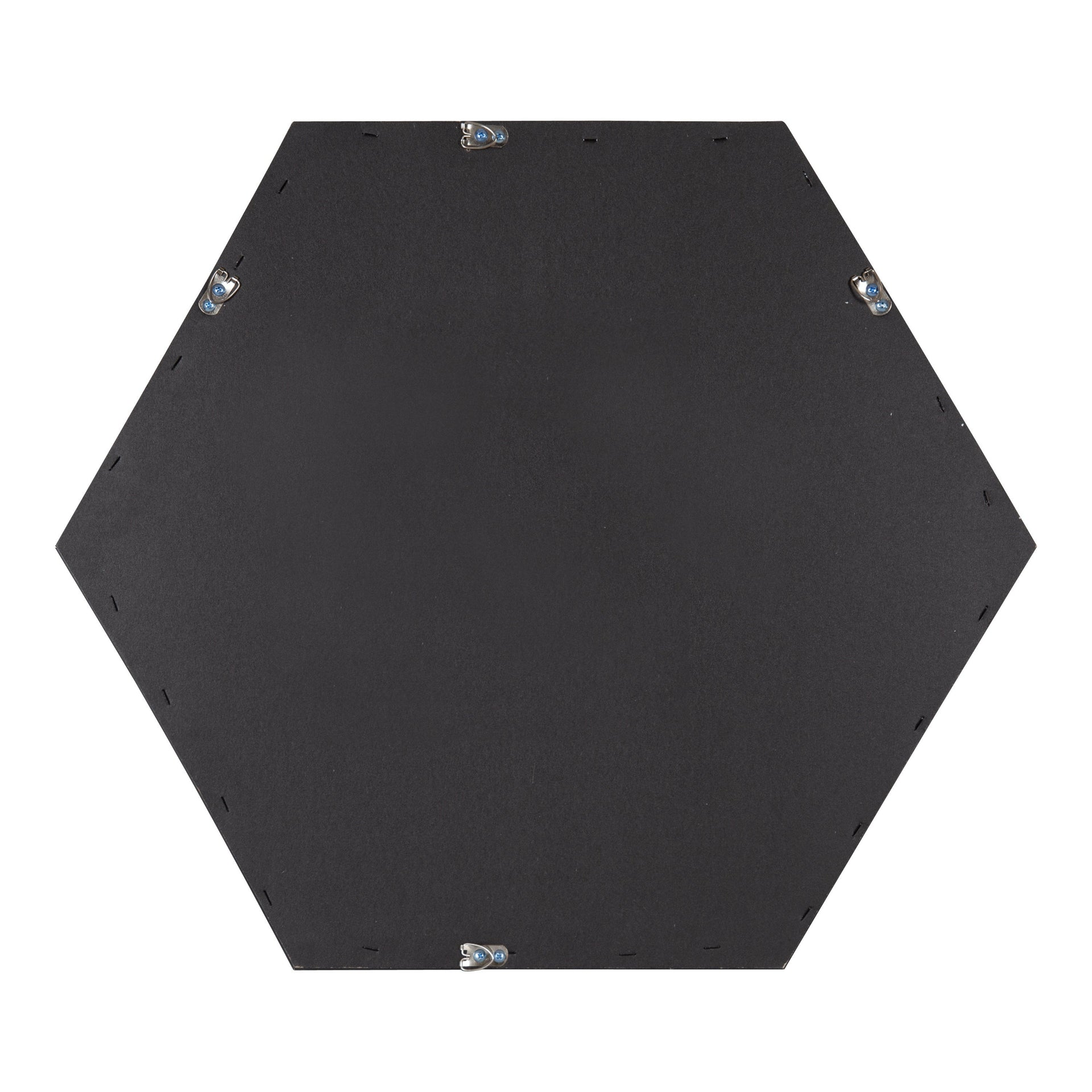 Rhodes Framed Hexagon Wall Mirror