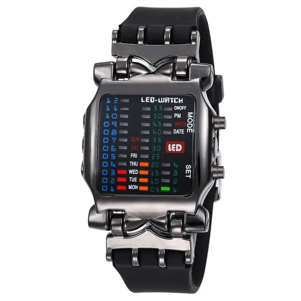Elite Men's LED Sports Watch