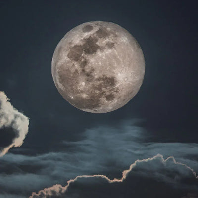 Midnight Soleil White Marble Candle 17oz