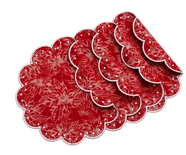 Round Dinning Placemats - Jacquard