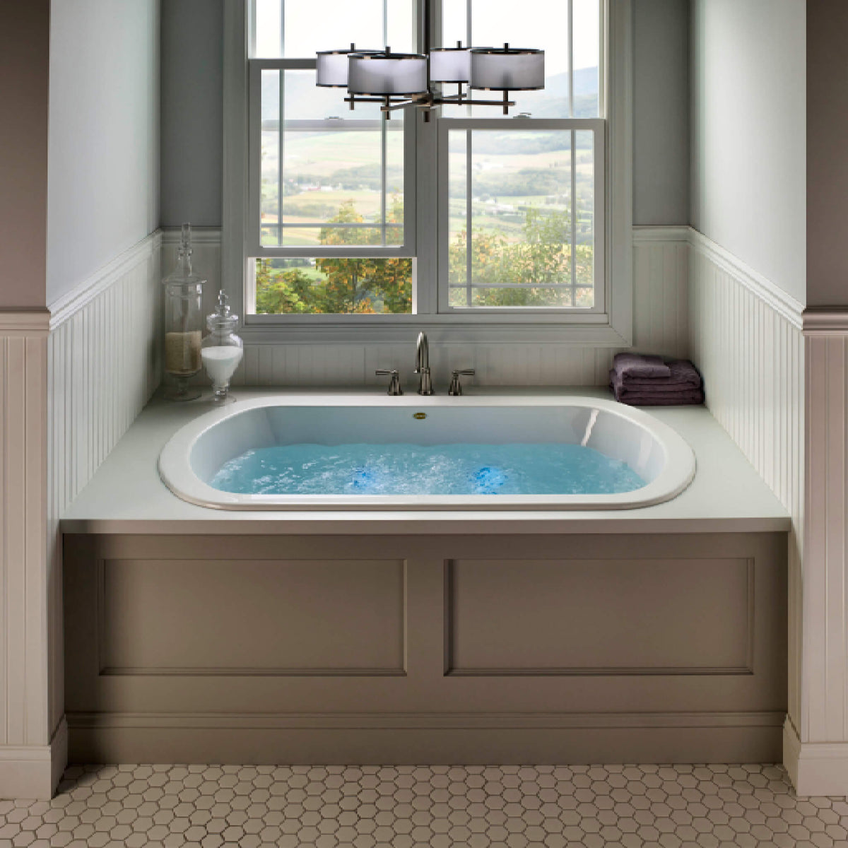 Jacuzzi Duetta 66-Inch Drop-In Air Tub With Right Pump [JDUE6642ACR4CXW/Y] (SAK65647)