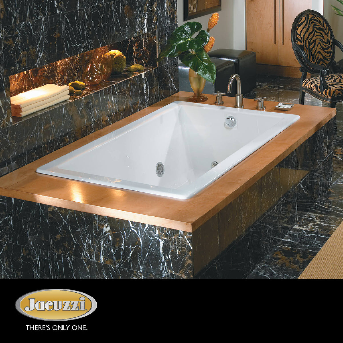 Jacuzzi Elara 60-Inch Drop-In Whirlpool Bath [JELL6036WLR2HXWW/YY] (SAK52732)