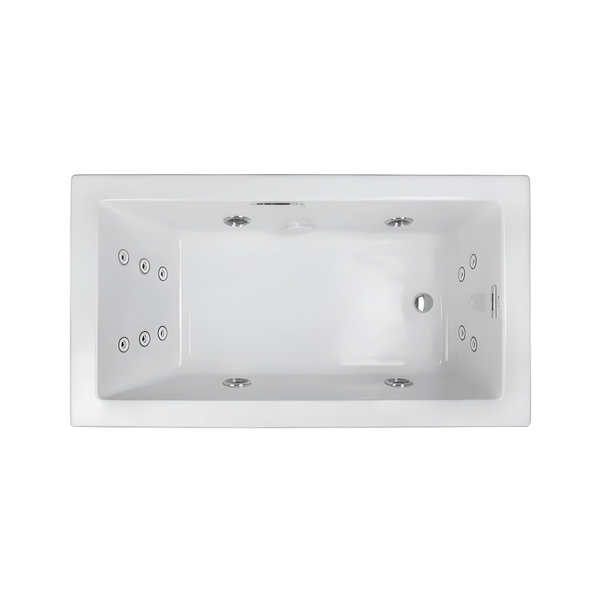 Jacuzzi Elara 72-Inch Drop-In Whirlpool Bathtub With 10 AccuPro Jet [JELA7242WRL2HX] (SAK32651)