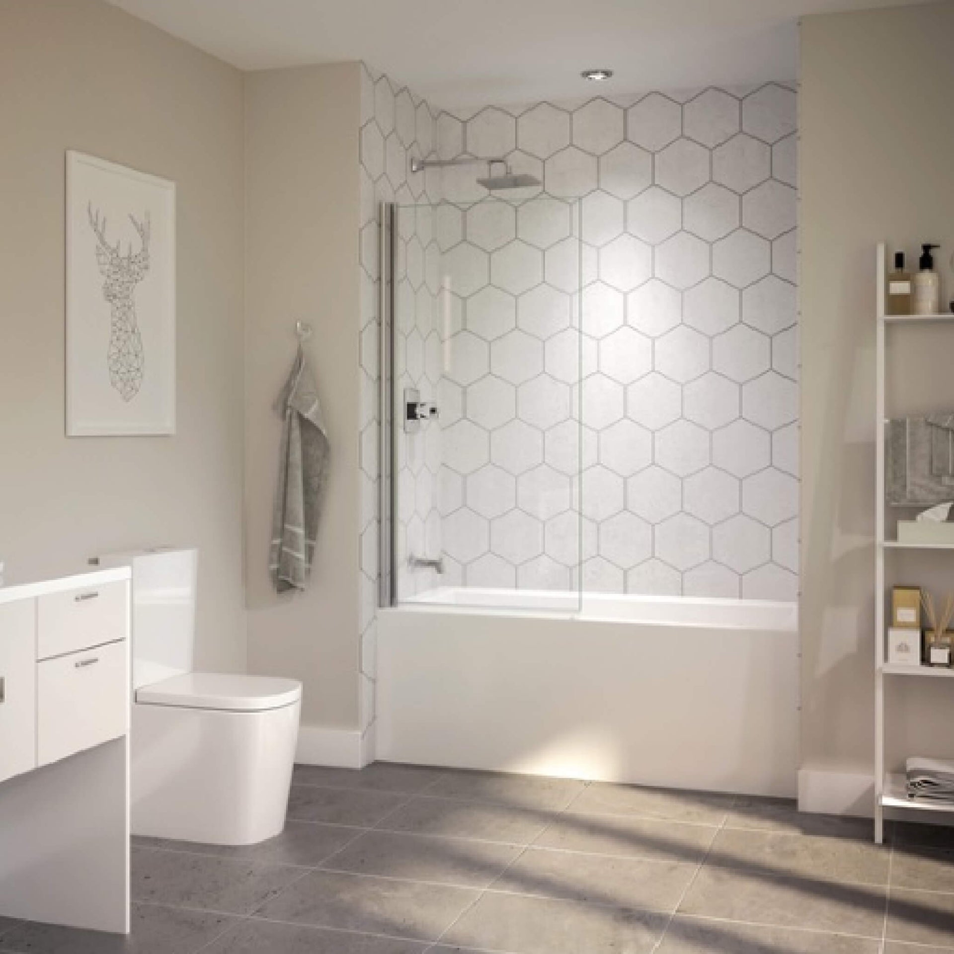Jacuzzi Linea 60-Inch 3-Wall Alcove Air Tub With Left Drain [JLNS6032ALR2XXW/Y] (SAK35624)