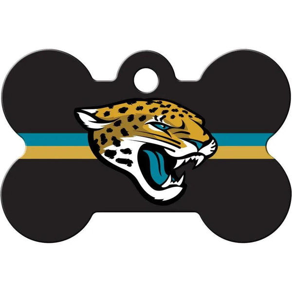 Jacksonville Jaguars NFL Pet ID Tag - Large Bone - Gifts for You 'n Me