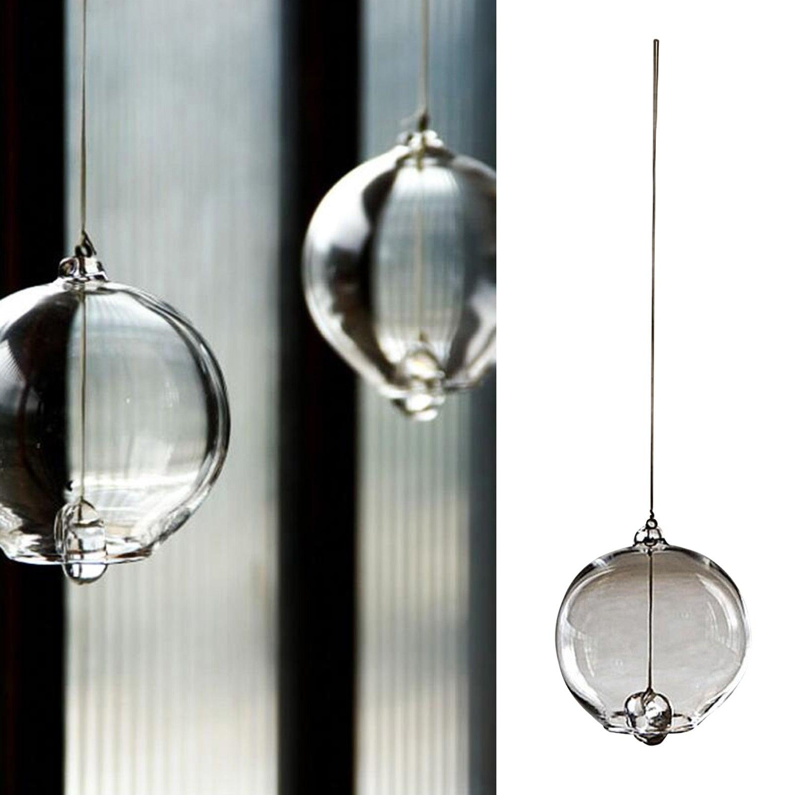 Japanese Wind Chimes Romantic Small Wind Bells Simple and Beautiful Label Pendant Chimes Wind Bells Glass Japanese Style Pendant Home Indoor Outdoor Bedroom Garden Decor Best Gift Celebrations