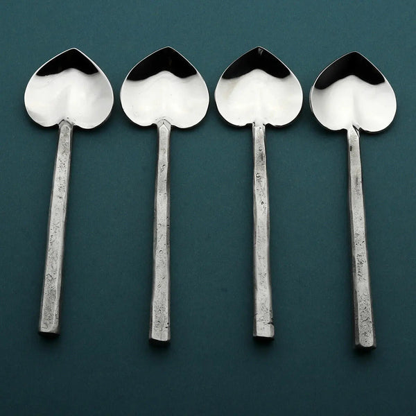 Jason Heart Coffee/Dessert Table Spoon 4 Pc. Set