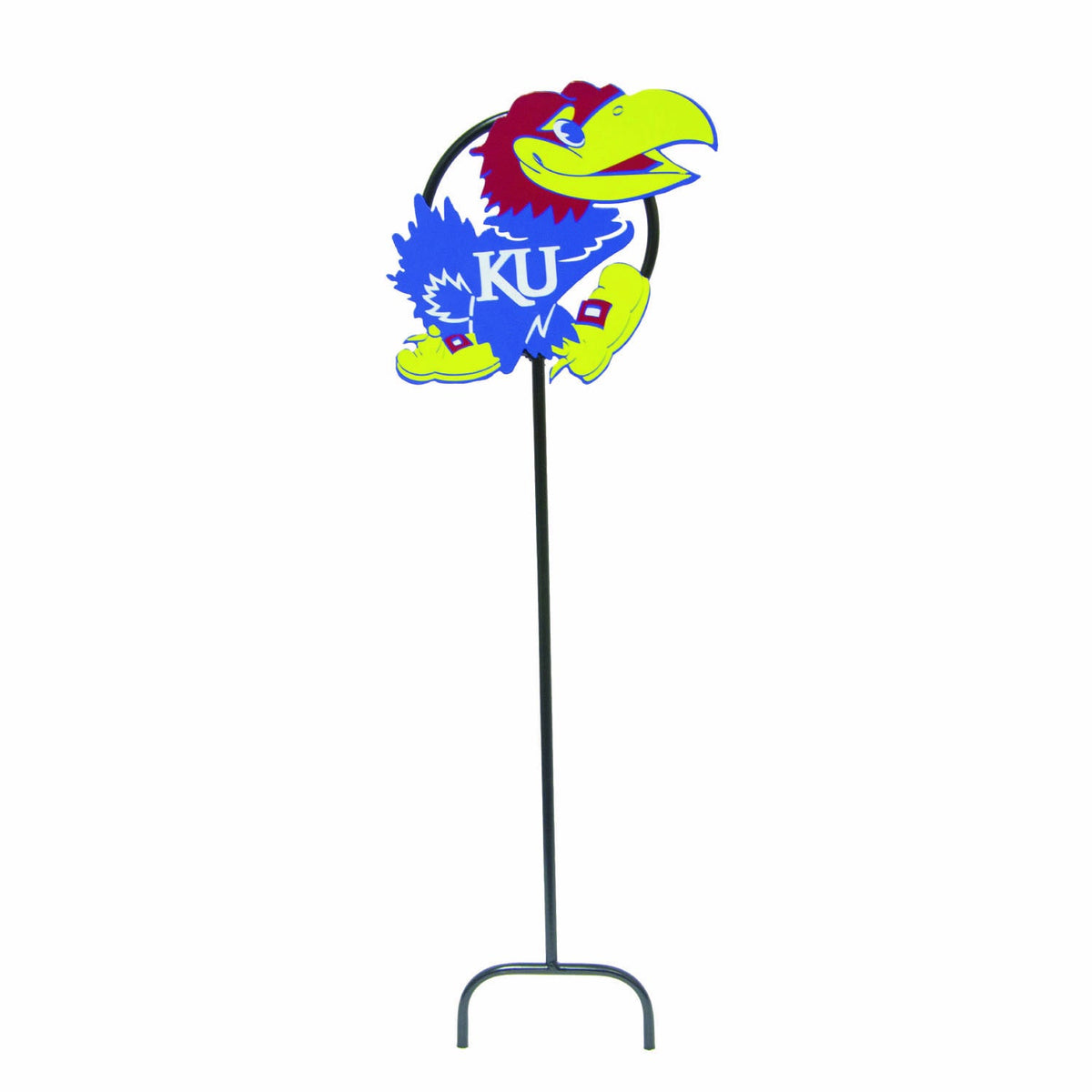Kansas Jayhawk Wrought Iron Yard Decor