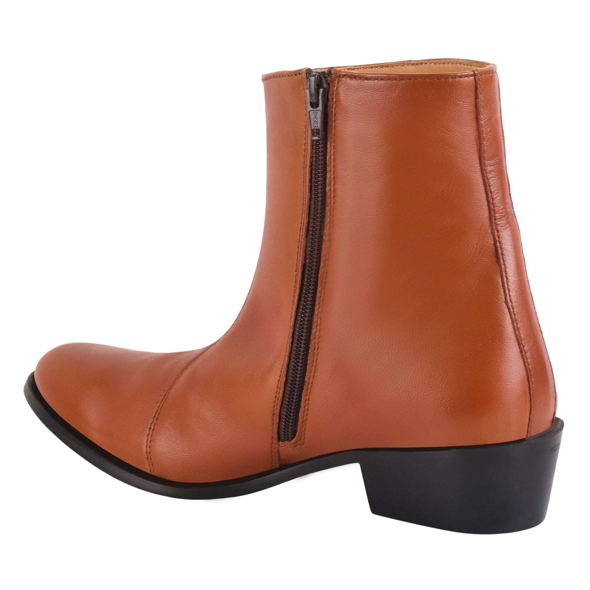 Jazzy Jackman Leather Ankle Length Boots for Men
