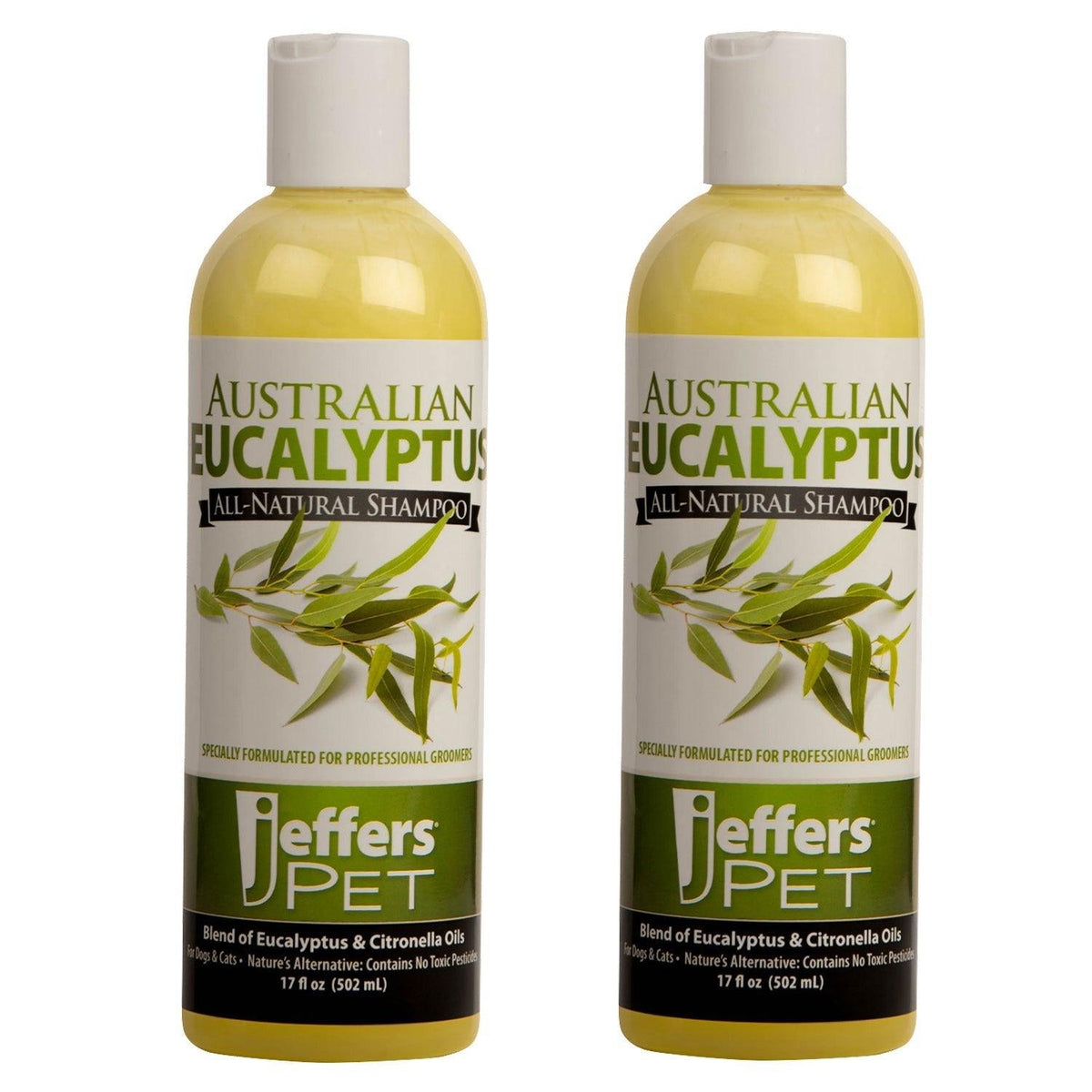 Jeffers Australian Eucalyptus All-Natural Dog Shampoo - Aids in Repelling Fleas, Ticks, Flies & Mosquitos