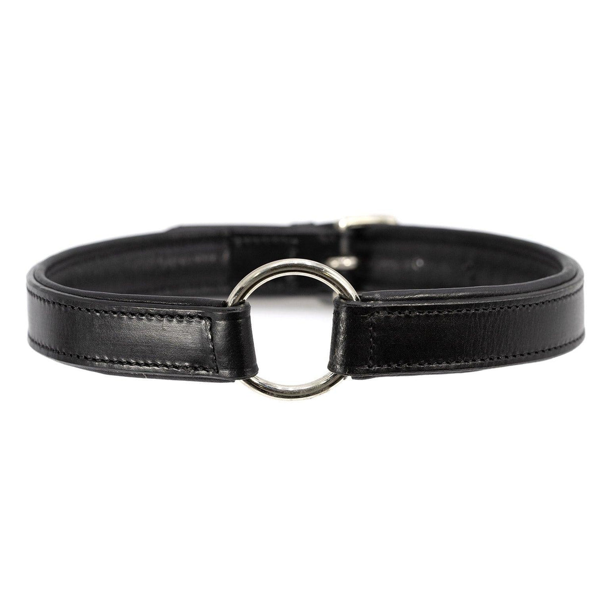 Jeffers Premium Padded Black Leather Dog Collars