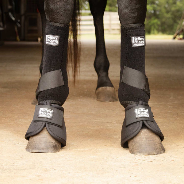 Jeffers Protective Horse Boots, Solid Colors, 2-Pack