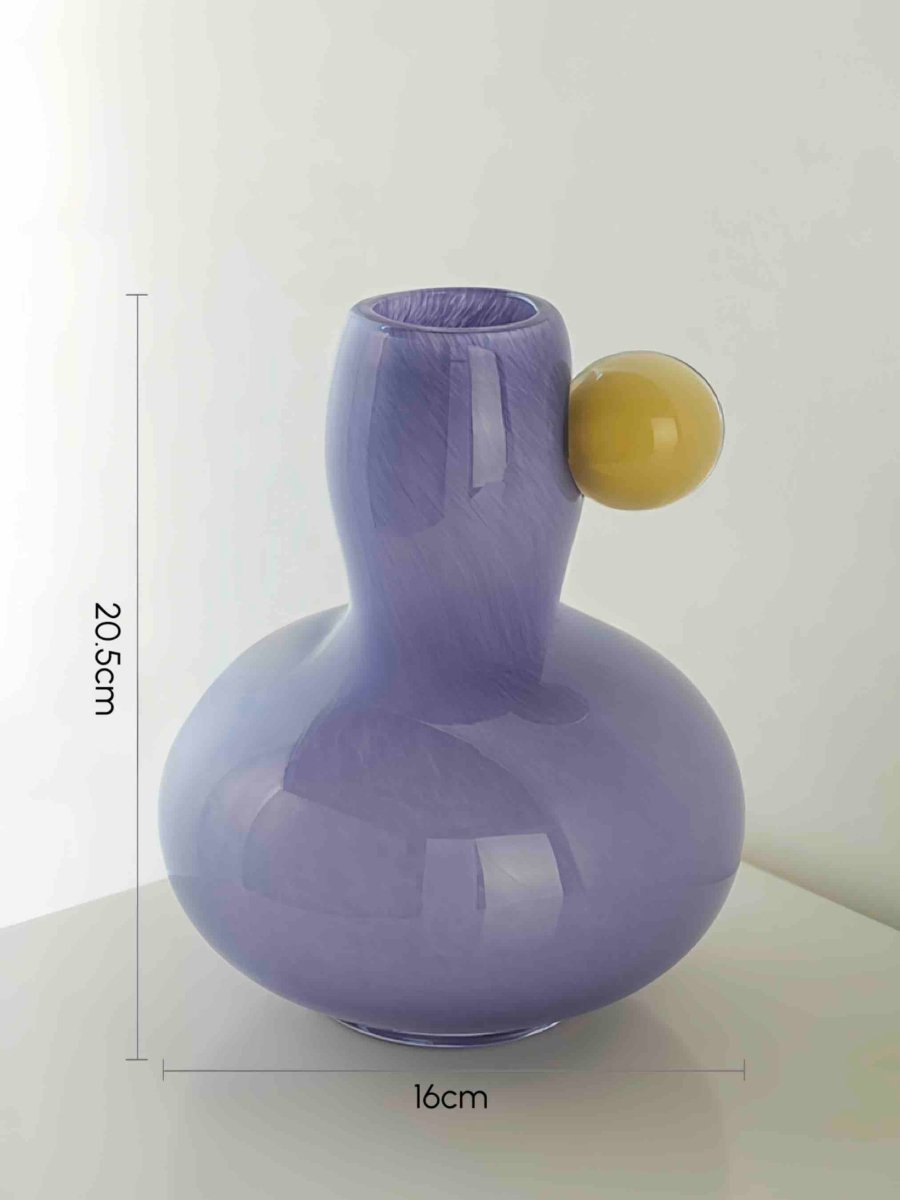 Jelly Bean Bud Vase - Whimsical Dopamine Centerpiece Vase for Gorgeous Tablescape