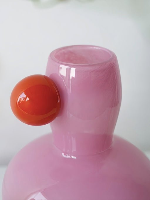Jelly Bean Bud Vase - Whimsical Dopamine Centerpiece Vase for Gorgeous Tablescape