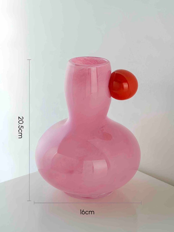 Jelly Bean Bud Vase - Whimsical Dopamine Centerpiece Vase for Gorgeous Tablescape