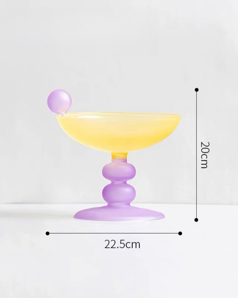 Jelly Bean Fruit Bowl - Whimsical Eclectic Dopamine Centerpiece For Table Setting