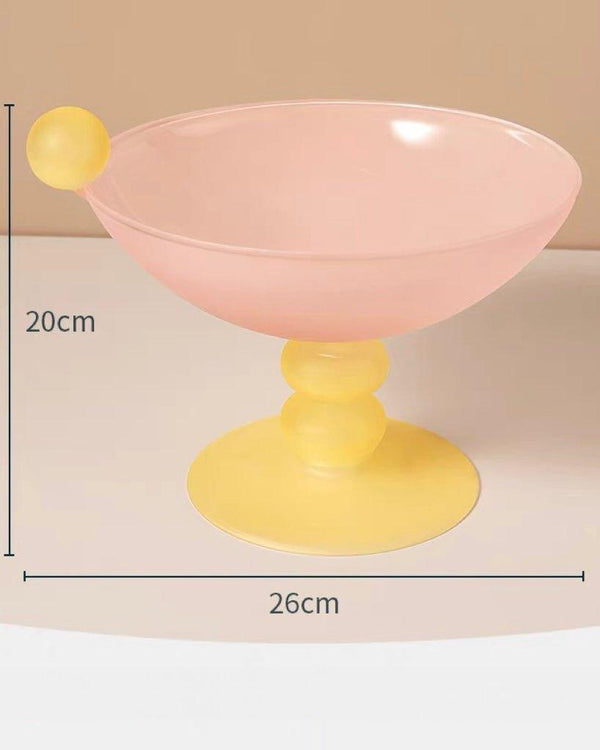 Jelly Bean Fruit Bowl - Whimsical Eclectic Dopamine Centerpiece For Table Setting