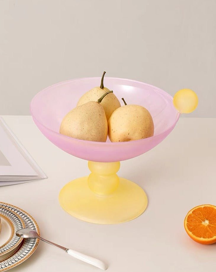 Jelly Bean Fruit Bowl - Whimsical Eclectic Dopamine Centerpiece For Table Setting