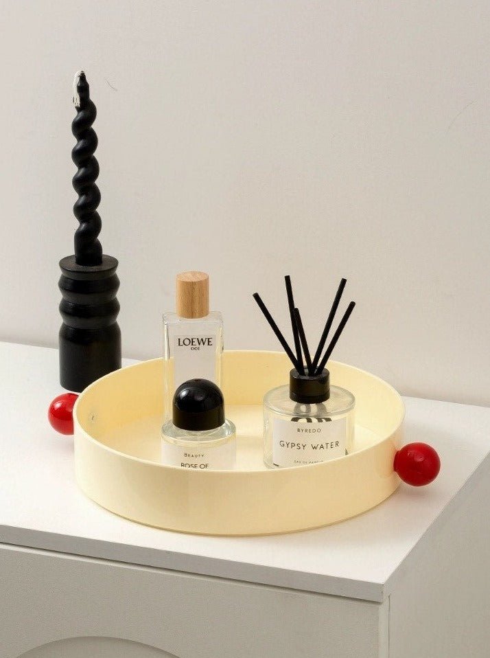 Jelly Bean Fruit Tray, Whimsical Dopamine Decorative Tray