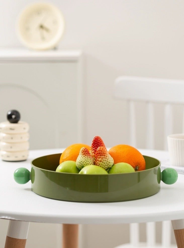 Jelly Bean Fruit Tray, Whimsical Dopamine Decorative Tray