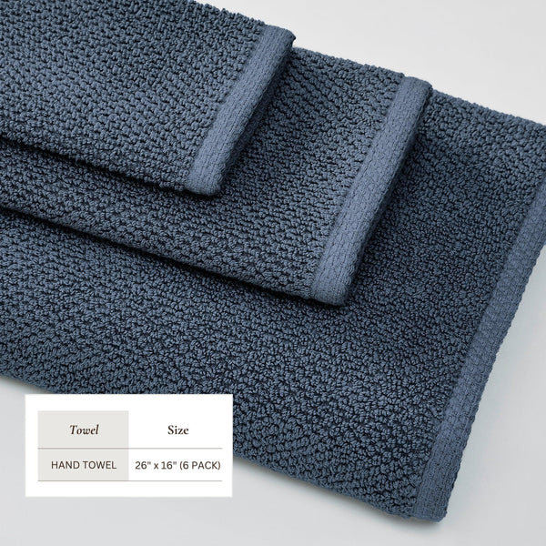 Cotton Textured Bath Towel Set - Acacia Collection